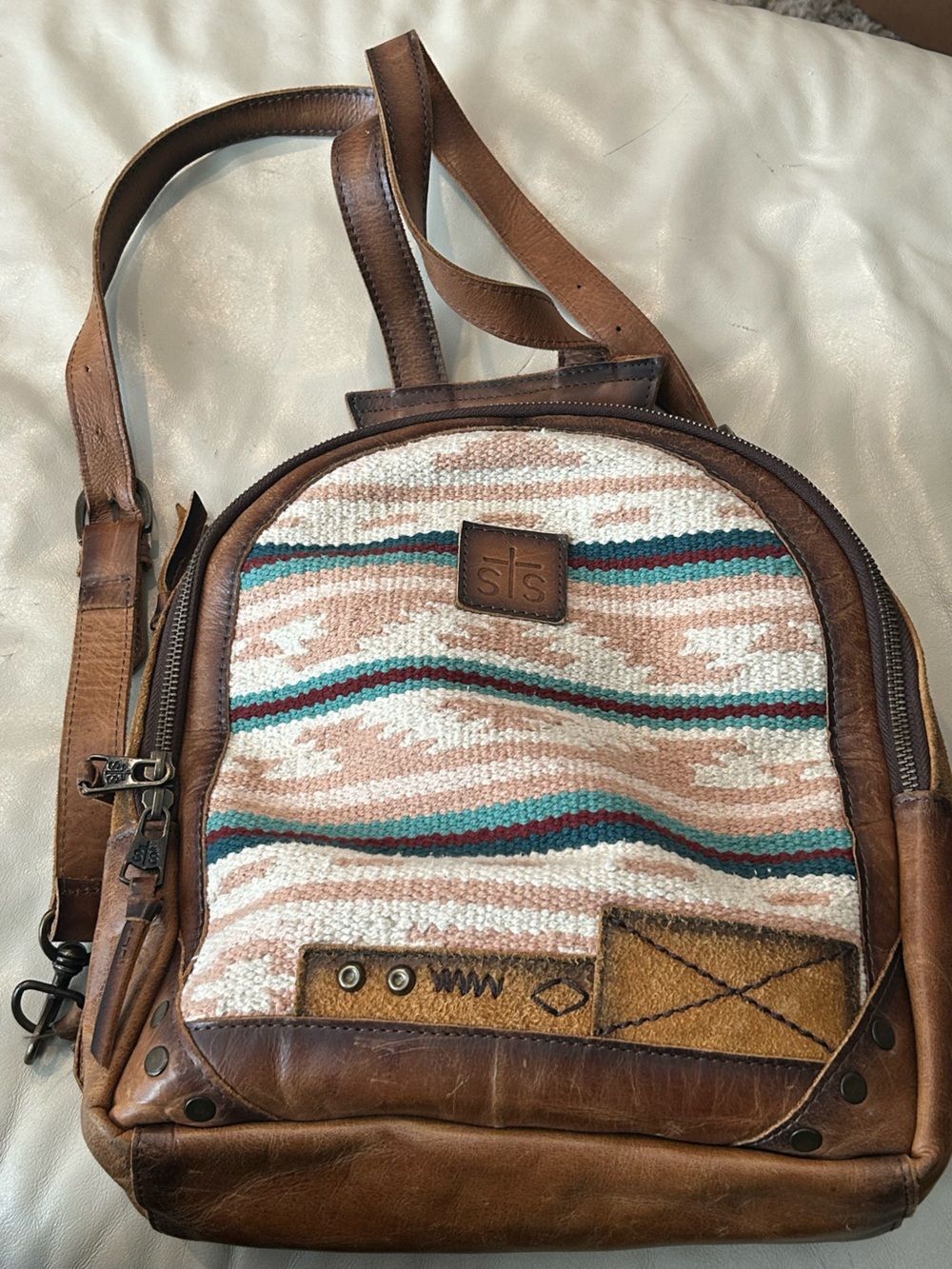 STS Ranchwear Palomino Serape Mini Backpack - Western Aztec Boho